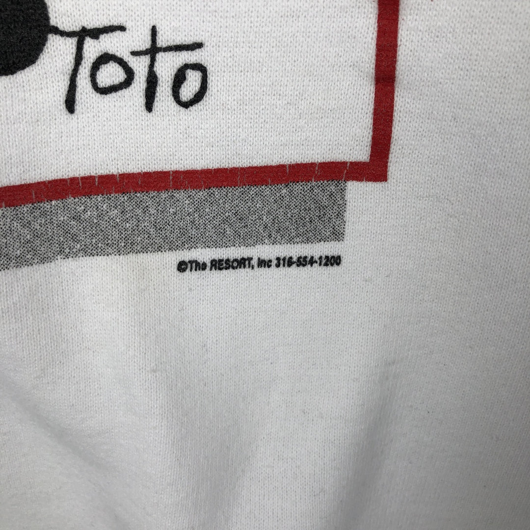 90s-00'S Fruit of the Loom OZ Wizard of Oz TOTO Character Sweatshirt, Men's Size L cotton white type Vintage Second Hand