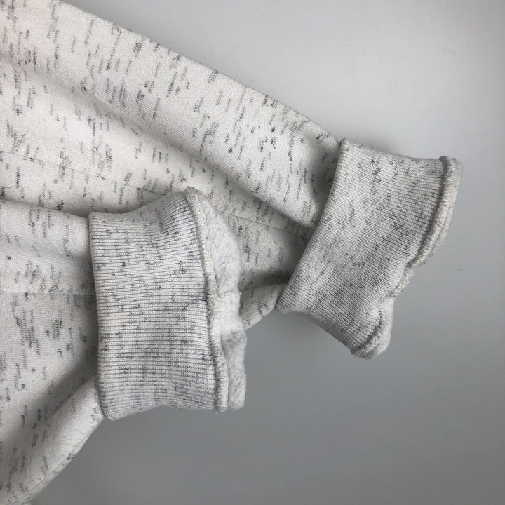 GENUS College Half-Zip Sweatshirt, Made in USA, Men's Size L polyester white type Vintage Second Hand