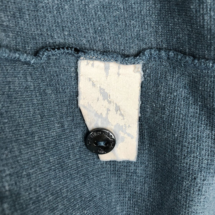 QUIKSILVER Long Sleeve Polo Shirt, Men's Size L unclear Blue type light blue Vintage Second Hand