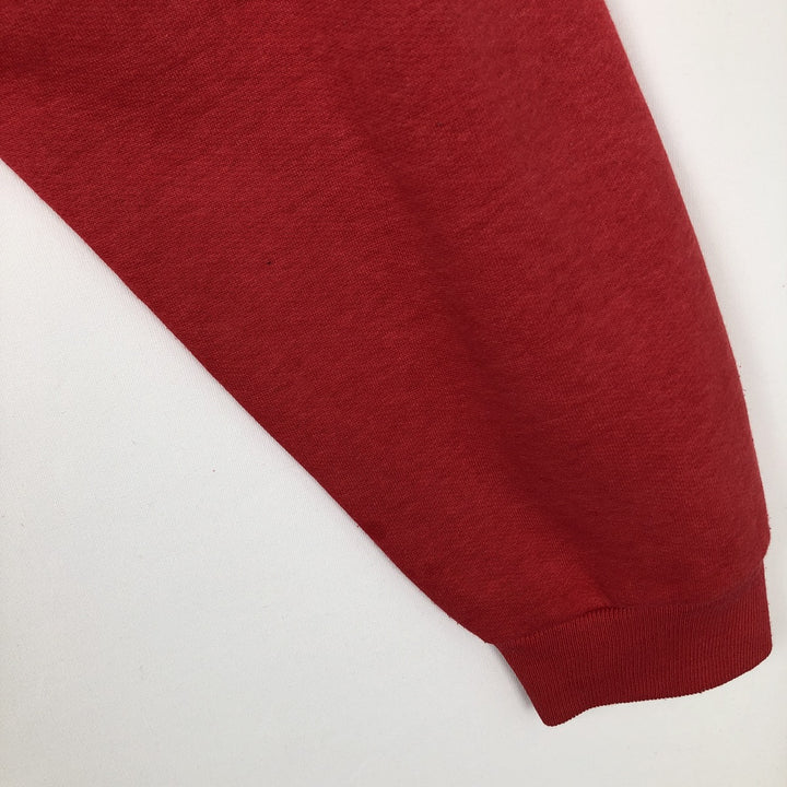 Vintage 90'S Nike silver tag print sweatshirt, made in Australia, size L, men's polyester red type Vintage Second Hand