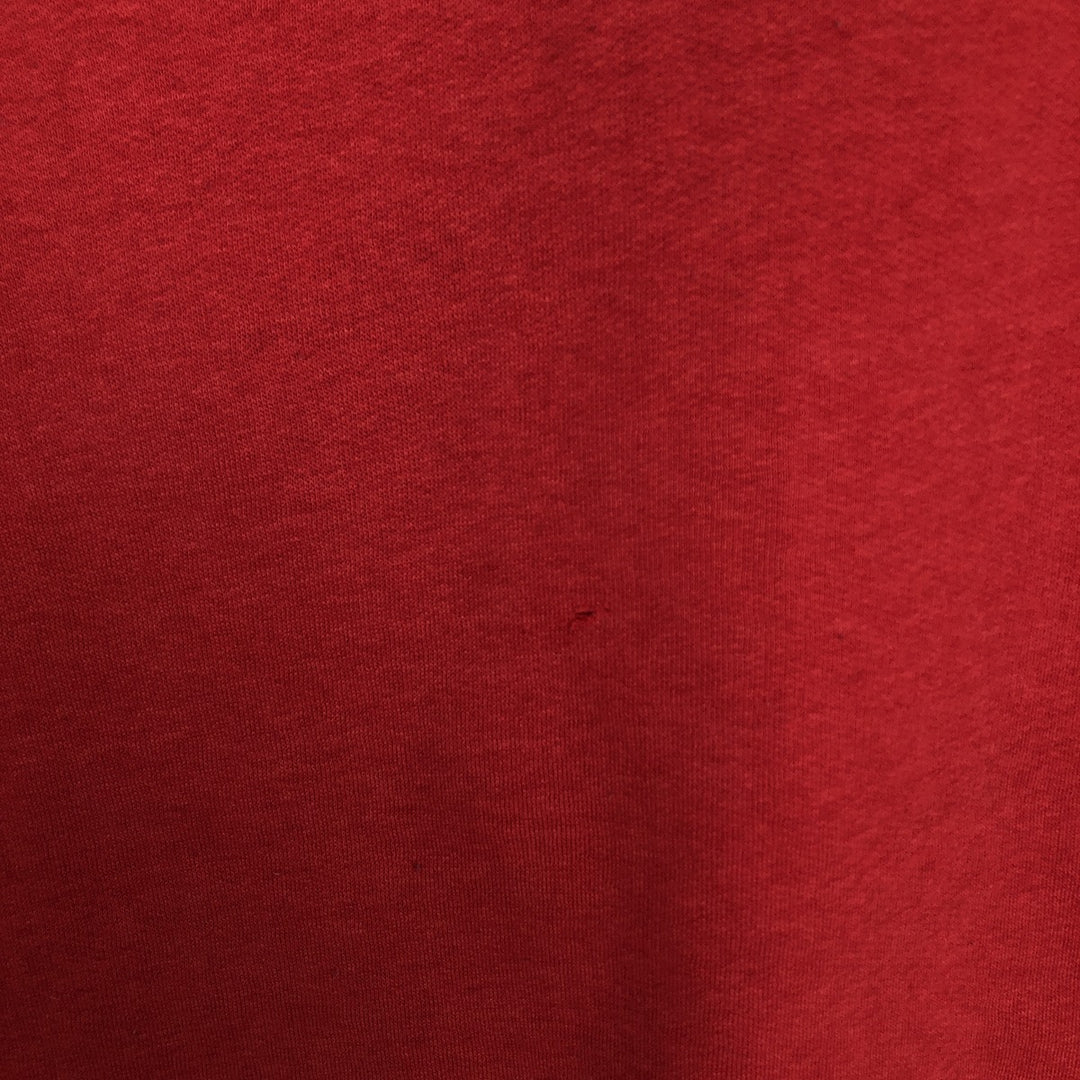 Vintage 90'S Nike silver tag print sweatshirt, made in Australia, size L, men's polyester red type Vintage Second Hand