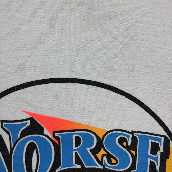 90'S Screen Stars Best College T-Shirt, Made in USA, Men's Size Large, Vintage cotton white type Vintage Second Hand
