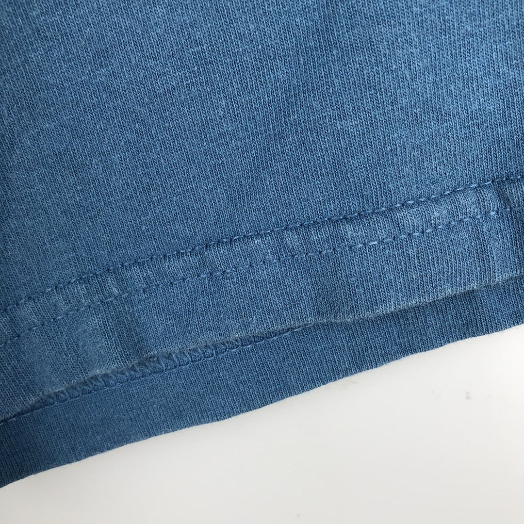 Jansport College T-Shirt, Made in USA, Men's Size L cotton blue type Vintage Second Hand