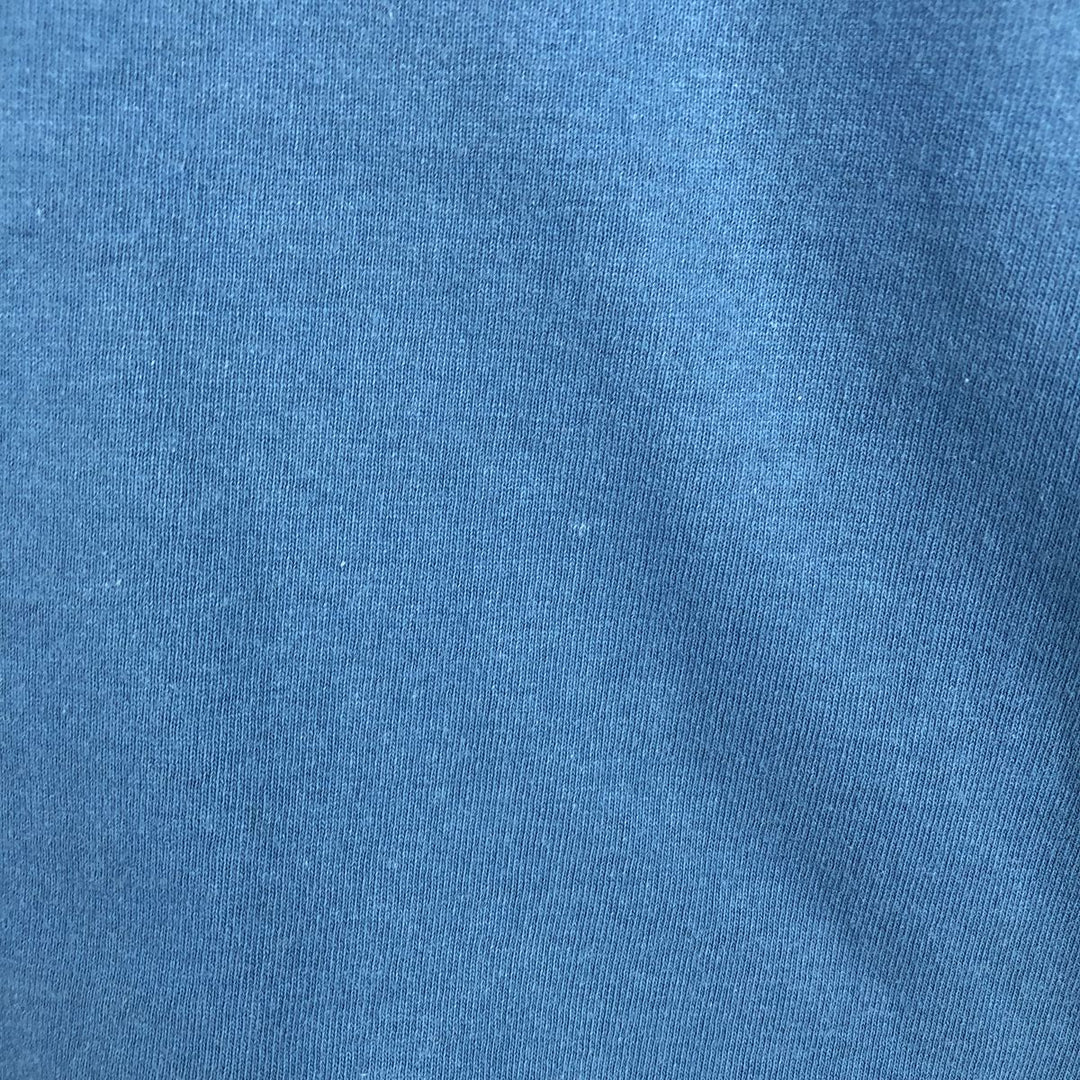 Jansport College T-Shirt, Made in USA, Men's Size L cotton blue type Vintage Second Hand