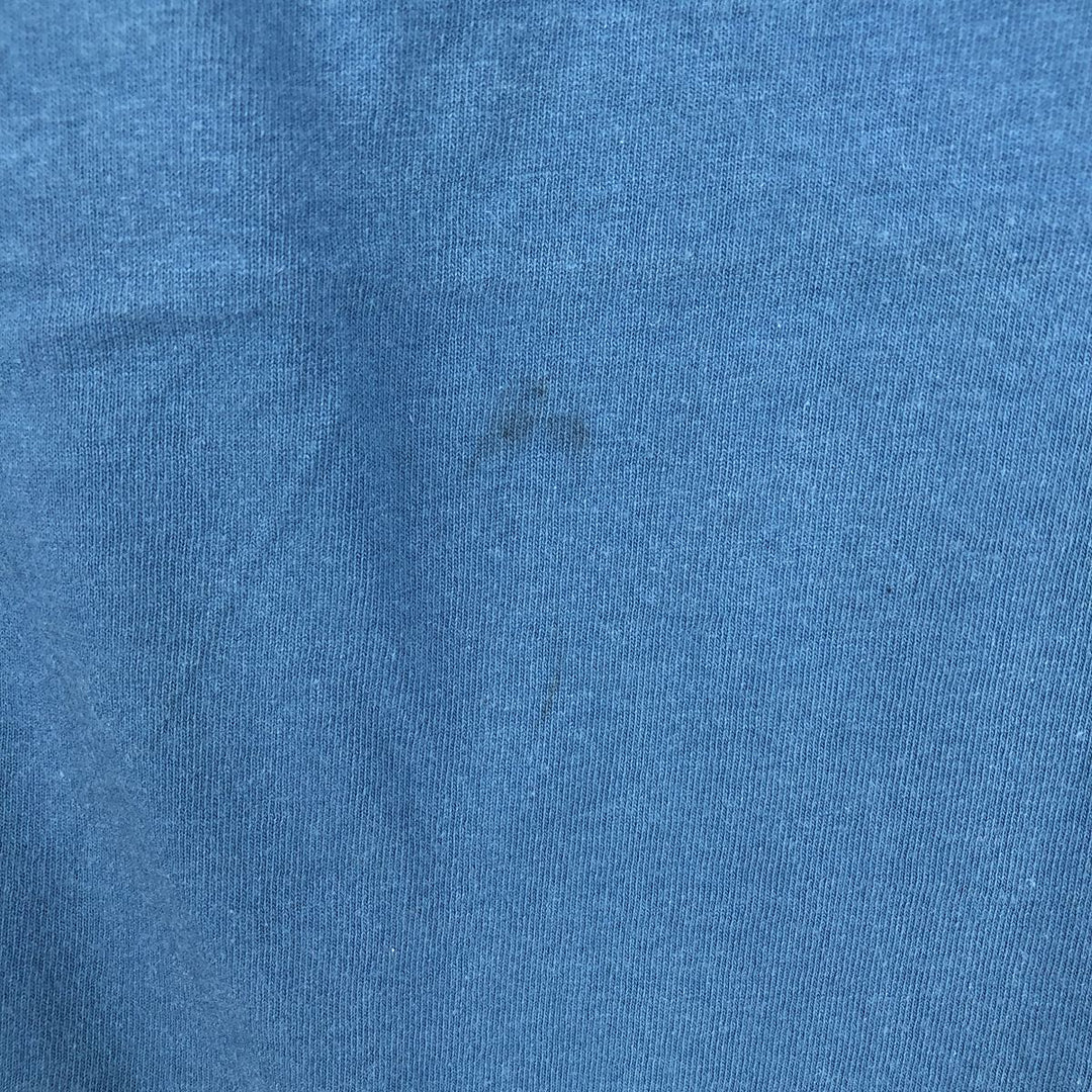 Jansport College T-Shirt, Made in USA, Men's Size L cotton blue type Vintage Second Hand