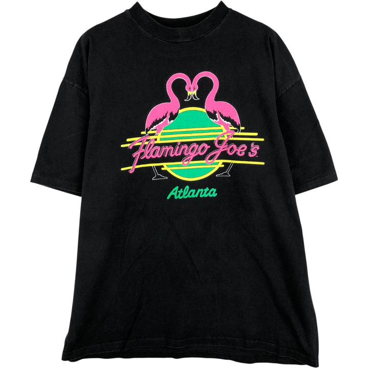 90'S Hanes BEEFY-T Printed T-shirt Made in USA Men's XL Vintage cotton black type Vintage Second Hand
