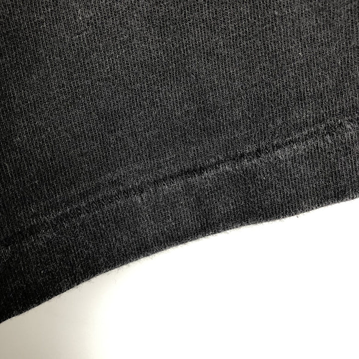 90'S Hanes BEEFY-T Printed T-shirt Made in USA Men's XL Vintage cotton black type Vintage Second Hand
