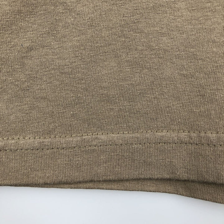 Vintage 90'S Murina print T-shirt, Made in USA, Men's Size L cotton Khaki type brown Vintage Second Hand