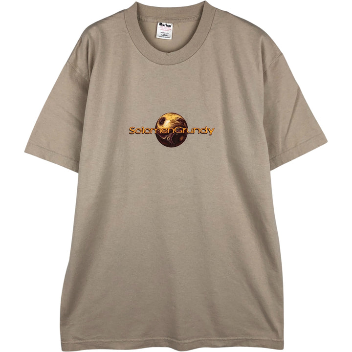 Vintage 90'S Murina print T-shirt, Made in USA, Men's Size L cotton Beige type Vintage Second Hand