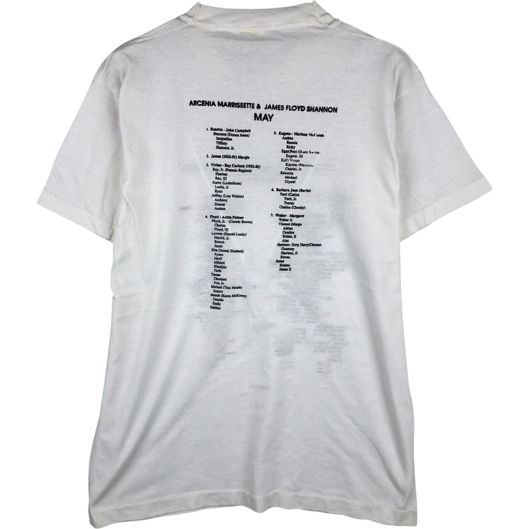 Vintage 1980'S Screen Stars print T-shirt, Made in USA, Men's XL cotton white type Vintage Second Hand