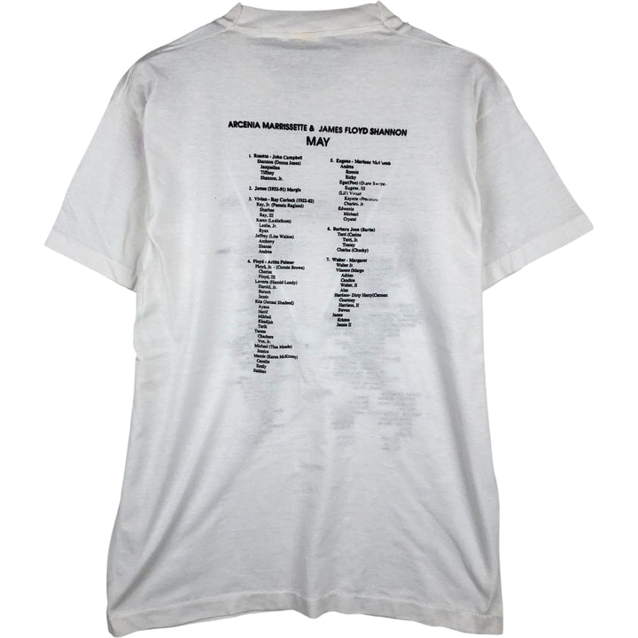 Vintage 1980'S Screen Stars print T-shirt, Made in USA, Men's XL cotton white type Vintage Second Hand
