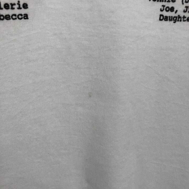 Vintage 1980'S Screen Stars print T-shirt, Made in USA, Men's XL cotton white type Vintage Second Hand