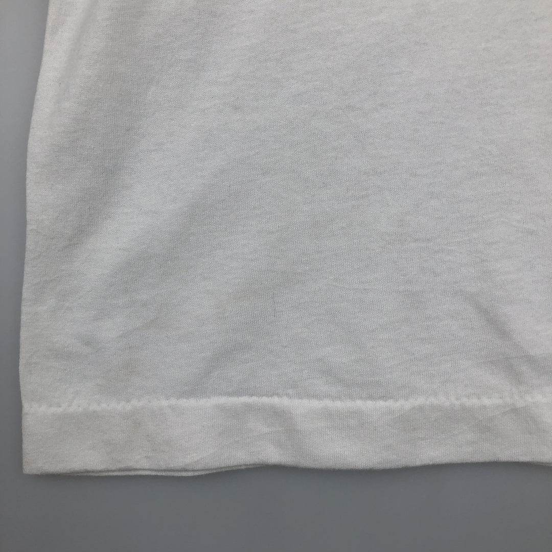 Vintage 1980'S Screen Stars print T-shirt, Made in USA, Men's XL cotton white type Vintage Second Hand
