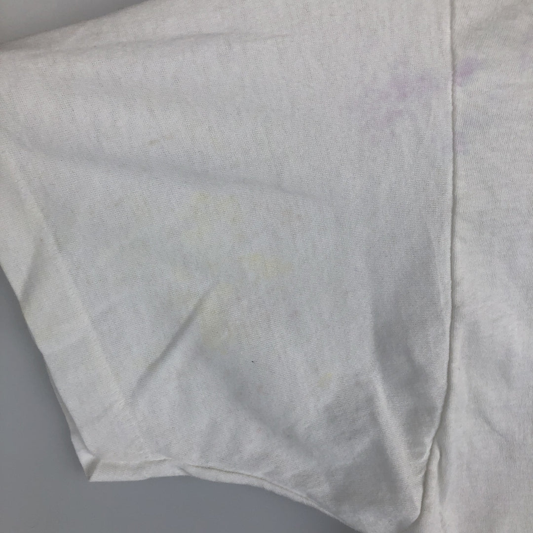 Vintage 1980'S Screen Stars print T-shirt, Made in USA, Men's XL cotton white type Vintage Second Hand