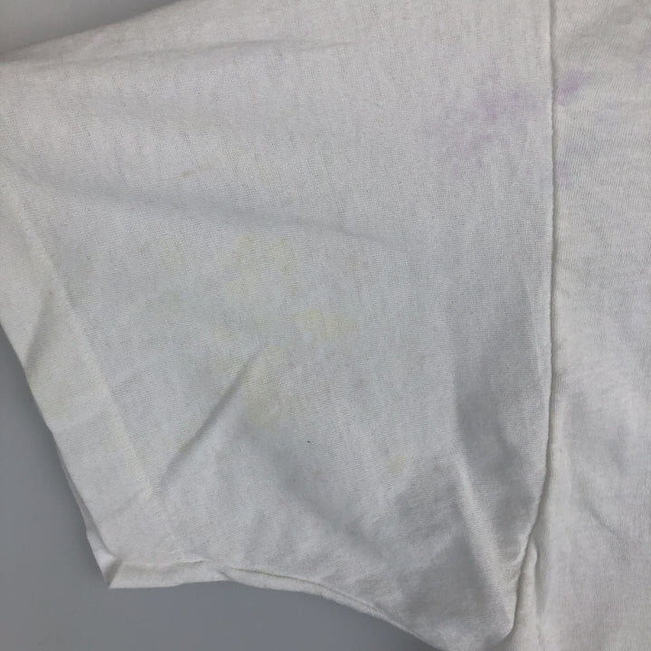 Vintage 1980'S Screen Stars print T-shirt, Made in USA, Men's XL cotton white type Vintage Second Hand