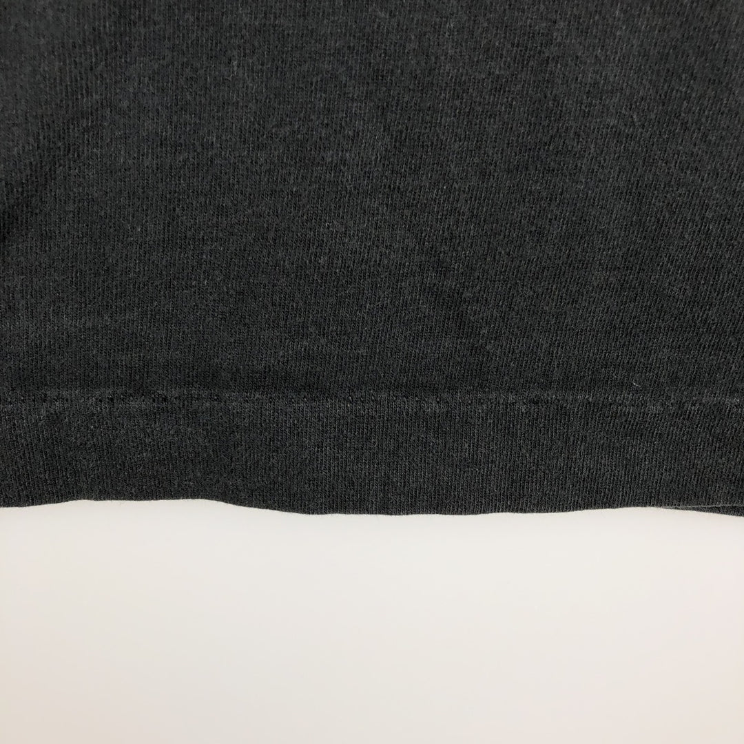 90'S Fruit of the Loom Wojtek Ciudmak Boston Art T-Shirt, Made in USA, Men's Size L (approx.), Vintage cotton black type Vintage Second Hand