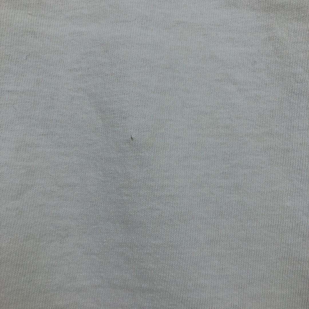 90'S Fruit of the Loom printed T-shirt, made in the USA, men's XL size, vintage cotton white type Vintage Second Hand