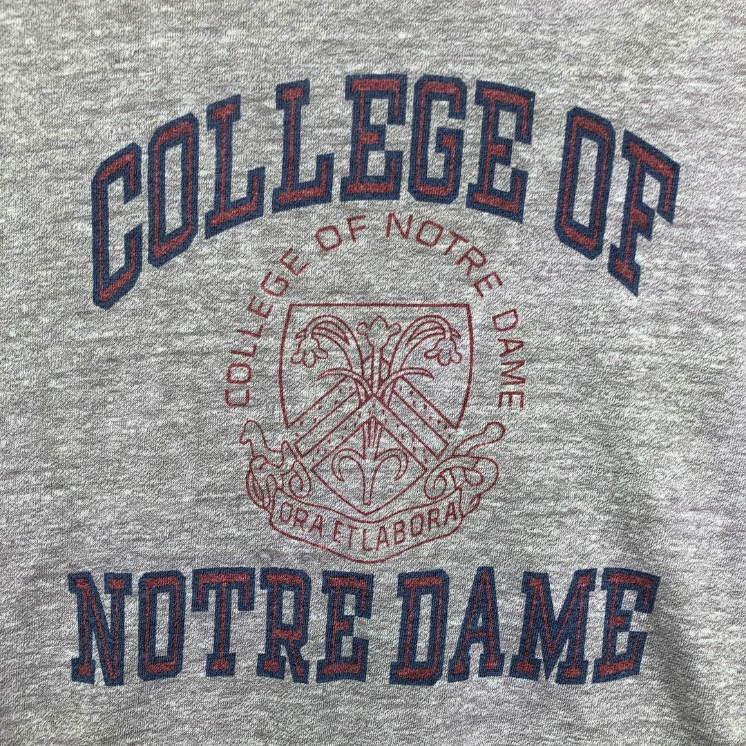 1980'S Champion Tricot Tag Notre Dame University Triple Print College T-Shirt, Made in USA, Men's XL cotton purple type Vintage Second Hand