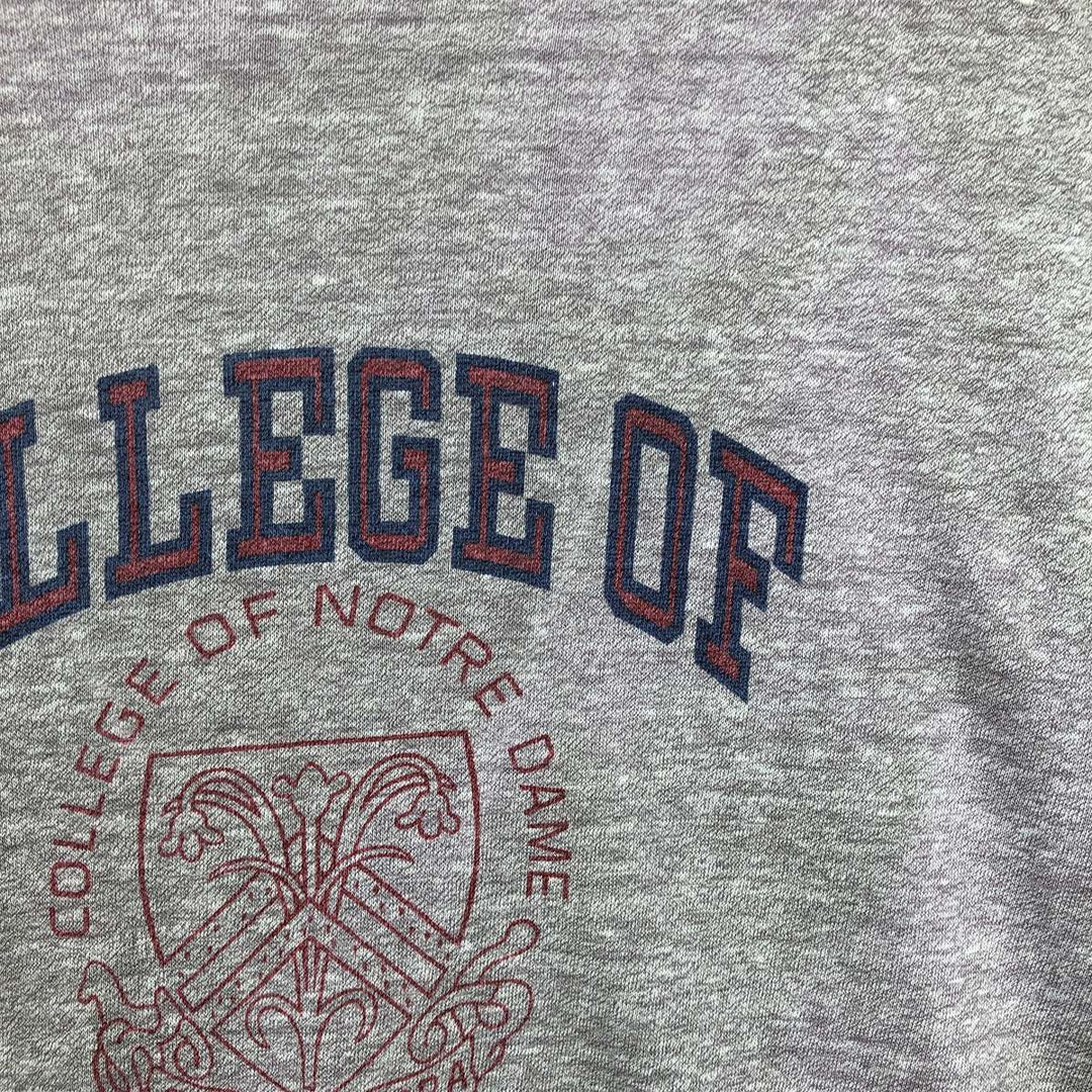 1980'S Champion Tricot Tag Notre Dame University Triple Print College T-Shirt, Made in USA, Men's XL cotton purple type Vintage Second Hand