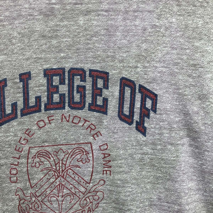 1980'S Champion Tricot Tag Notre Dame University Triple Print College T-Shirt, Made in USA, Men's XL cotton purple type Vintage Second Hand