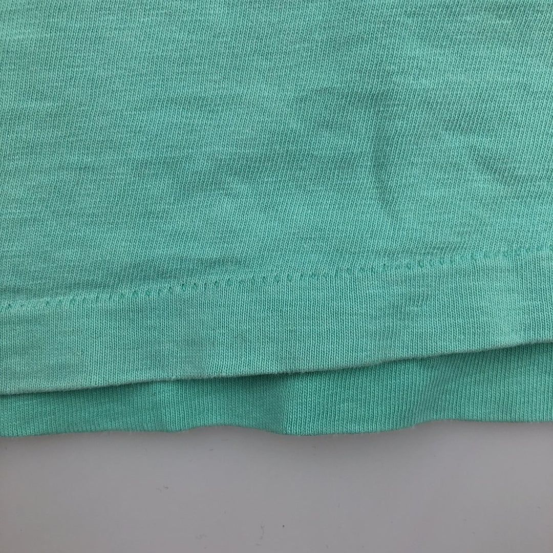 Vintage 1980'S Hanes BEEFY-T Blue Tag College T-Shirt, Made in USA, Men's Size XL cotton Mint green Vintage Second Hand