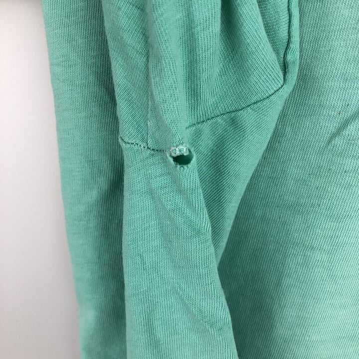 Vintage 1980'S Hanes BEEFY-T Blue Tag College T-Shirt, Made in USA, Men's Size XL cotton Mint green Vintage Second Hand
