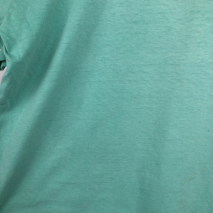 Vintage 1980'S Hanes BEEFY-T Blue Tag College T-Shirt, Made in USA, Men's Size XL cotton Mint green Vintage Second Hand