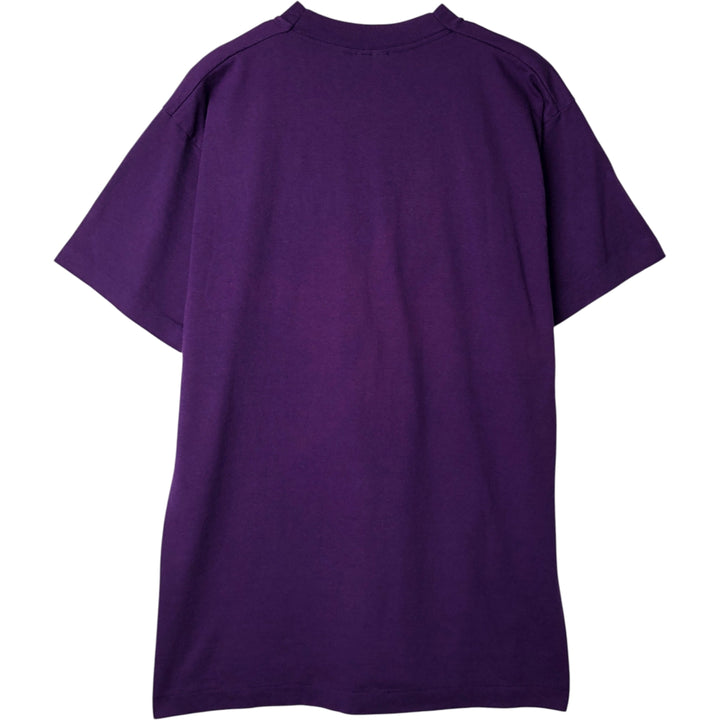 90'S SCREEN STARS Printed T-shirt Made in USA Men's XL Vintage cotton purple type Vintage Second Hand