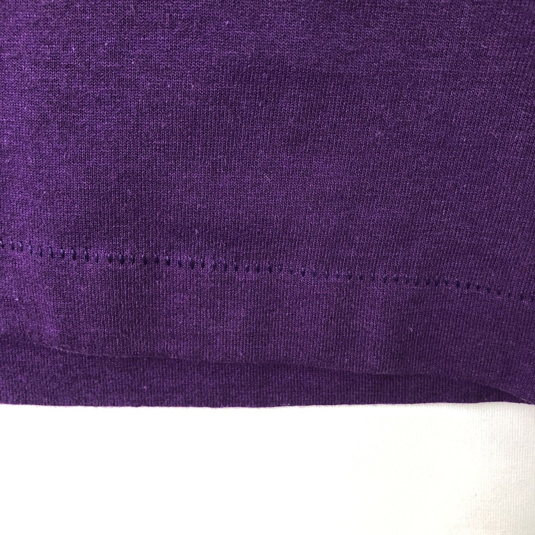 90'S SCREEN STARS Printed T-shirt Made in USA Men's XL Vintage cotton purple type Vintage Second Hand
