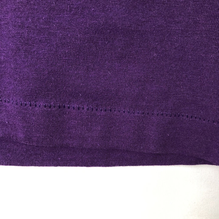 90'S SCREEN STARS Printed T-shirt Made in USA Men's XL Vintage cotton purple type Vintage Second Hand