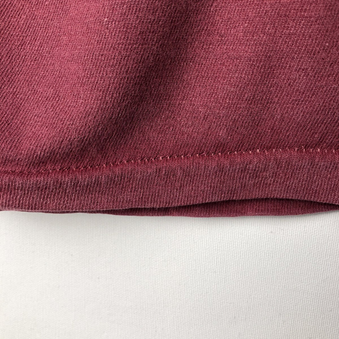Vintage 70'S Russell printed T-shirt, made in the USA, size L for men cotton Red type red-purple Vintage Second Hand