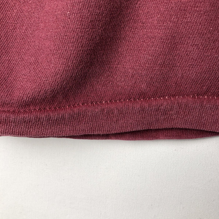 Vintage 70'S Russell printed T-shirt, made in the USA, size L for men cotton Red type red-purple Vintage Second Hand