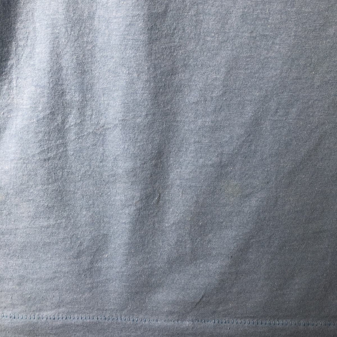 90'S SCREEN STARS Printed T-shirt Made in USA Men's M Vintage cotton Blue type light blue Vintage Second Hand