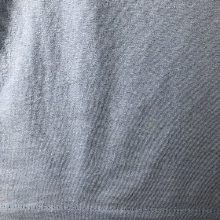 90'S SCREEN STARS Printed T-shirt Made in USA Men's M Vintage cotton Blue type light blue Vintage Second Hand