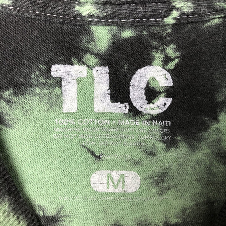 TLC Rap T-Shirt, Men's Size Medium cotton Khaki type sage green Vintage Second Hand