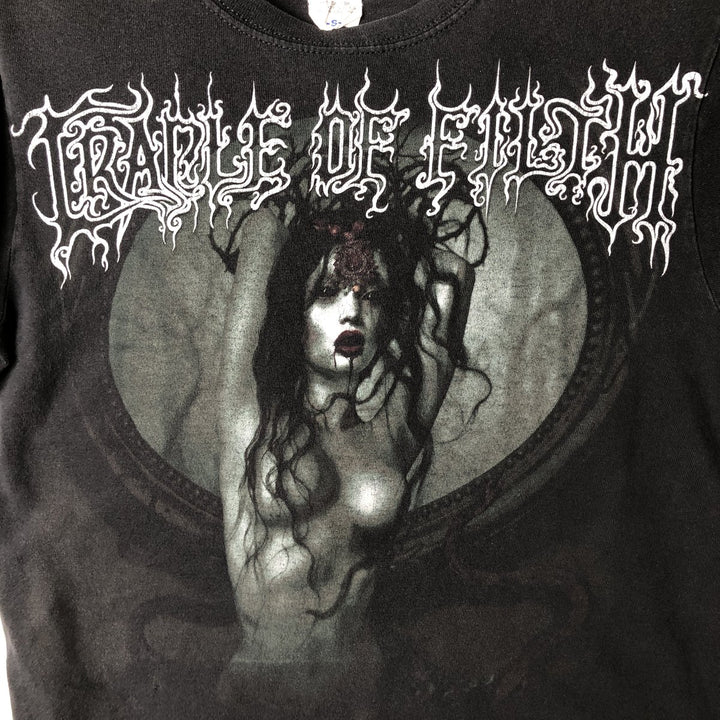 Anvil CRADLE OF FILTH Band T-Shirt, Men's Size Small cotton black type Vintage Second Hand
