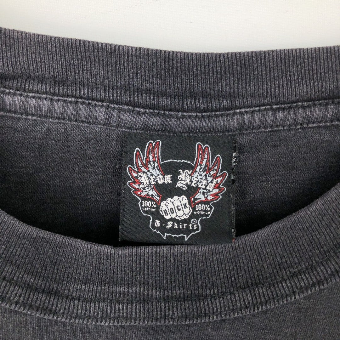 QUEEN Band T-shirt, Men's XL size cotton black type Vintage Second Hand