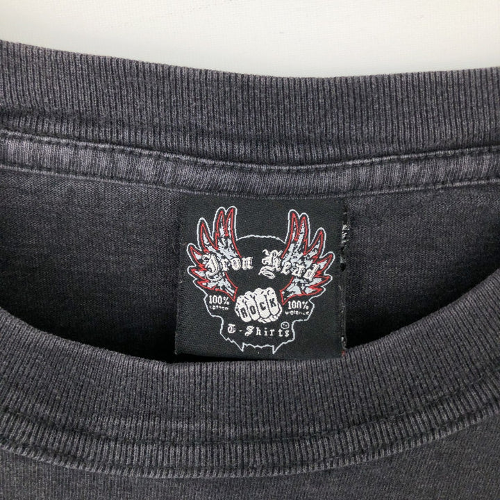 QUEEN Band T-shirt, Men's XL size cotton black type Vintage Second Hand