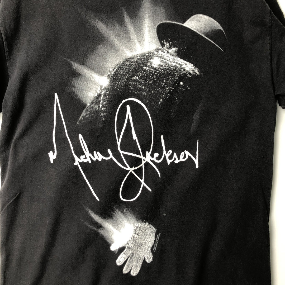 2000'S Hanes Heavyweight Michael Jackson Band T-Shirt, Men's Medium cotton black type Vintage Second Hand