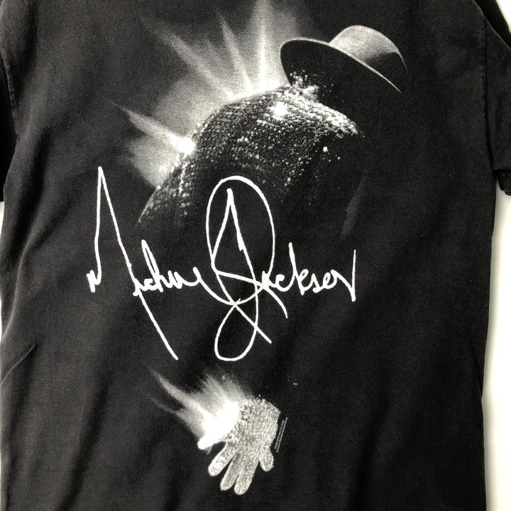 2000'S Hanes Heavyweight Michael Jackson Band T-Shirt, Men's Medium cotton black type Vintage Second Hand