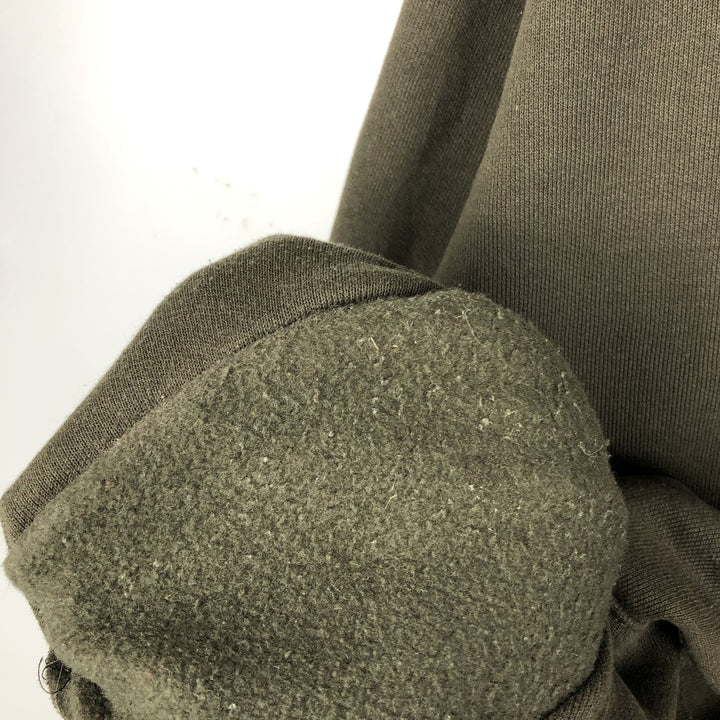 Carhartt Sweat Full Zip Hoodie Men's L size cotton Khaki type Vintage Second Hand