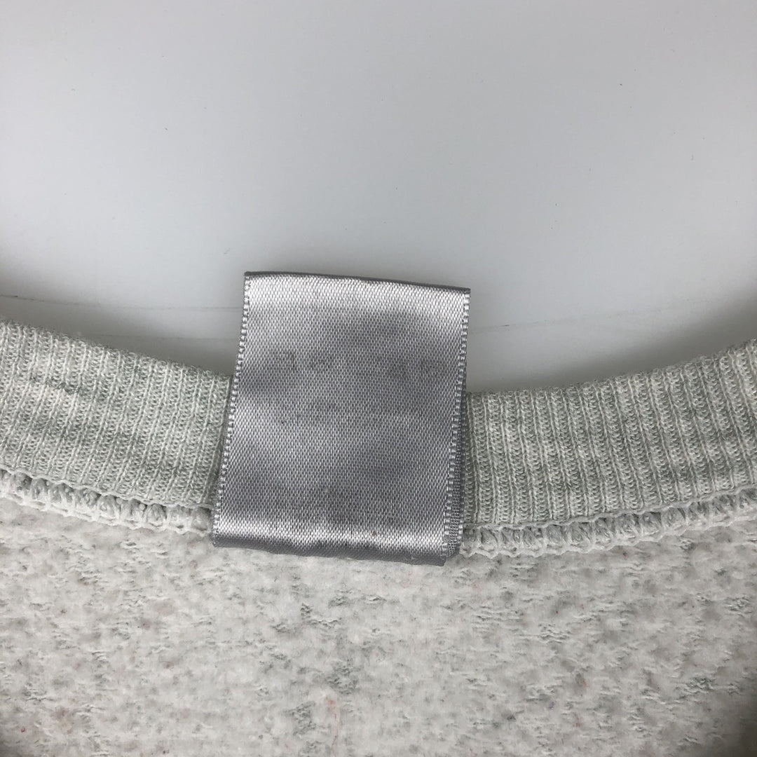 90'S Fruit of the Loom College Character Sweatshirt, Made in USA, Men's Size XL, Vintage unclear gray type Vintage Second Hand