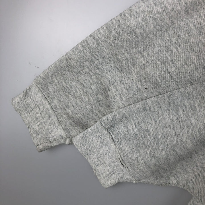 90'S Fruit of the Loom College Character Sweatshirt, Made in USA, Men's Size XL, Vintage unclear gray type Vintage Second Hand