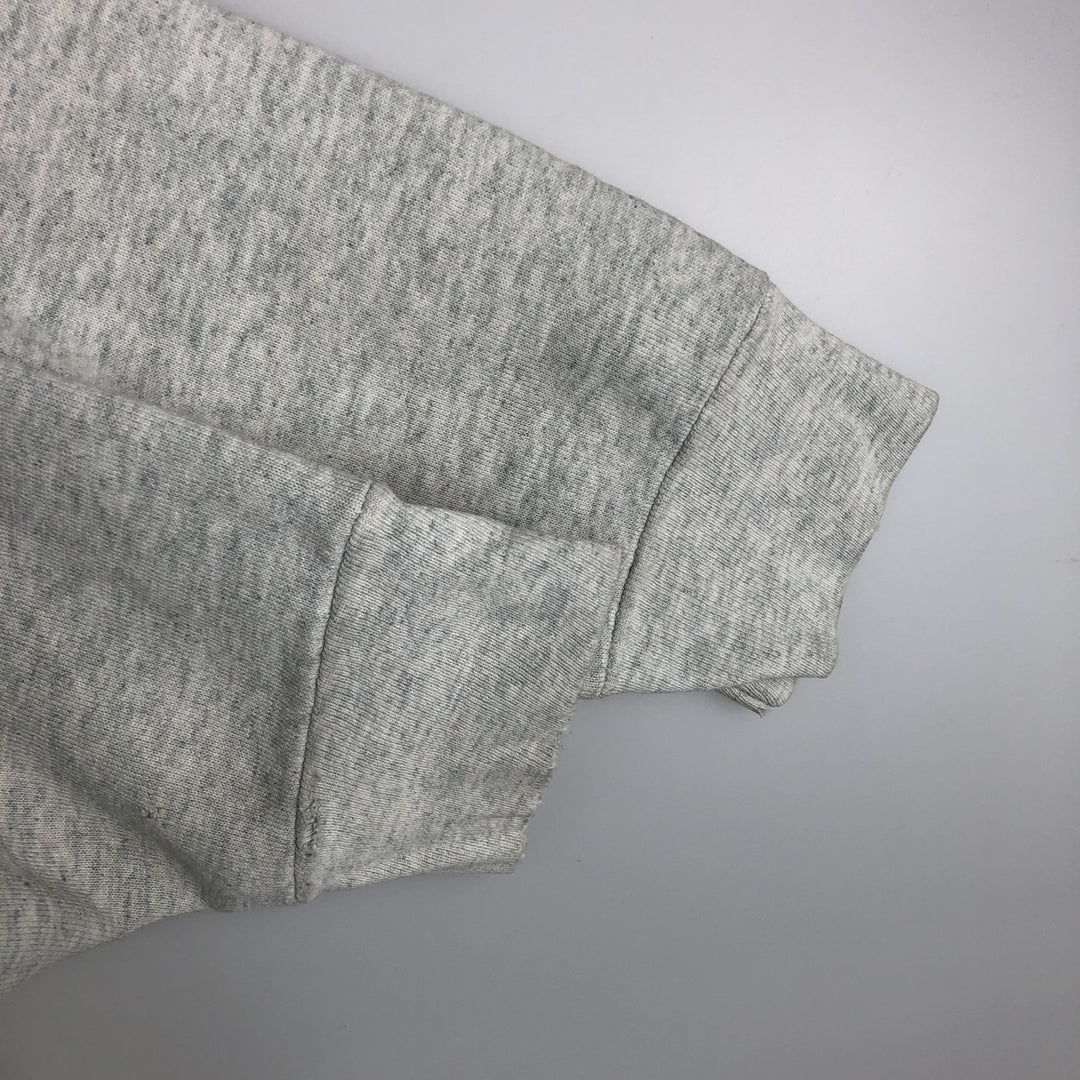 90'S Fruit of the Loom College Character Sweatshirt, Made in USA, Men's Size XL, Vintage unclear gray type Vintage Second Hand
