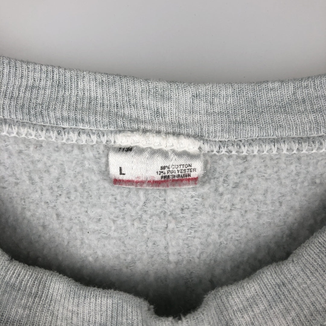Vintage 1990'S PENN STATE University College Sweatshirt, Men's Size L cotton gray type Vintage Second Hand
