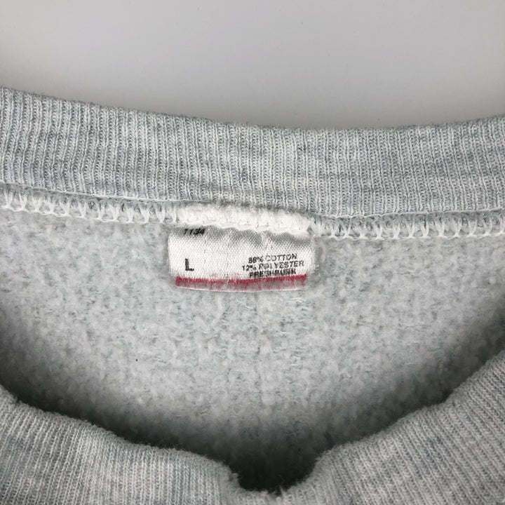Vintage 1990'S PENN STATE University College Sweatshirt, Men's Size L cotton gray type Vintage Second Hand