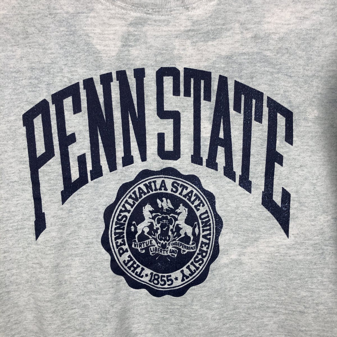 Vintage 1990'S PENN STATE University College Sweatshirt, Men's Size L cotton gray type Vintage Second Hand