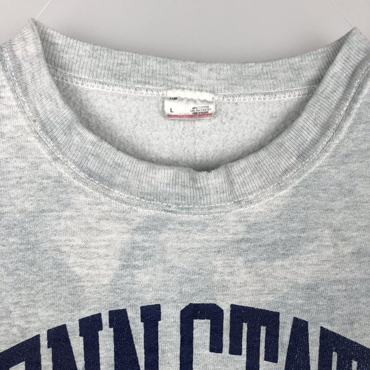 Vintage 1990'S PENN STATE University College Sweatshirt, Men's Size L cotton gray type Vintage Second Hand