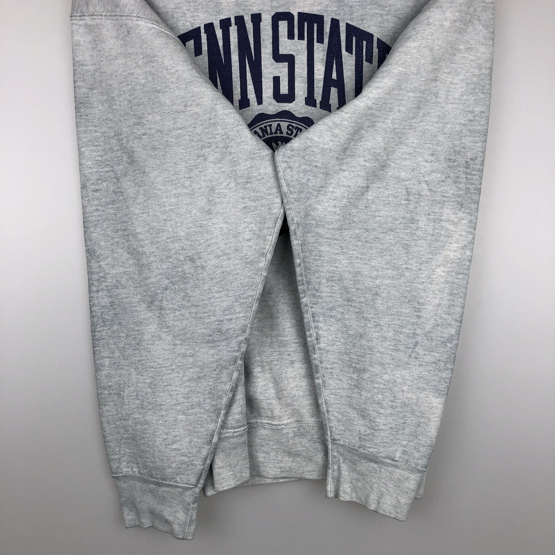 Vintage 1990'S PENN STATE University College Sweatshirt, Men's Size L cotton gray type Vintage Second Hand
