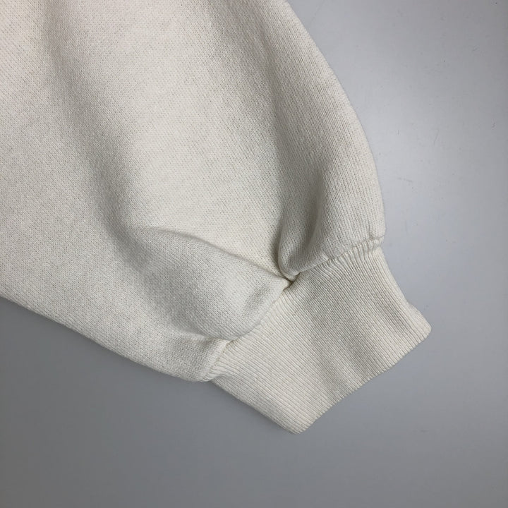 Vintage 1980'S Hanes blue tag triple print college sweatshirt, made in the USA, men's size XL cotton white type Vintage Second Hand